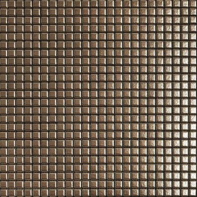 Мозаика Metallica Bronzo керамика 30х30 см Appiani глянцевая чип 12х12 мм, коричневый MTL 4004