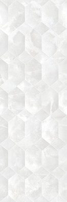 Настенная плитка Onix Sky Hexa 30х90 Gravita глянцевая, рельефная (структурированная) керамическая 78801878