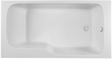 Акриловая ванна Jacob Delafon E6D065R-00 прямоугольная Bain-Douche Malice правая /170х90/(белый)