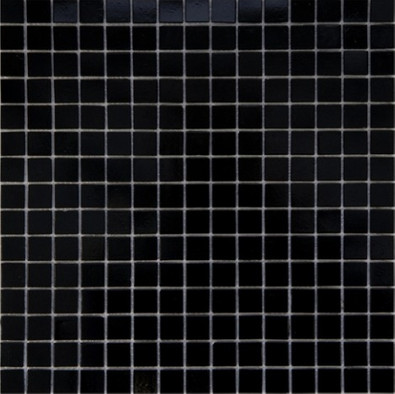 Мозаика Black Finish стекло 32.7х32.7 см глянцевая чип 2x2 мм, черный
