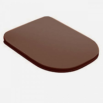 Крышка-сиденье Kerasan Tribeca 519181 с микролифтом, коричневый орех