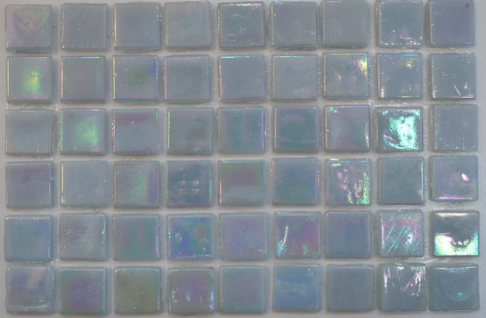 Мозаика Taurus-Lux-52 прокрашенная в массе стекло 32.7х32.7 см перламутровая чип 15х15 мм, голубой