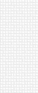 Настенная плитка Sweety белая 02 25х60 глянцевая керамическая