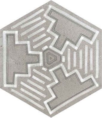 Керамогранит Hexagono Igneus Cemento