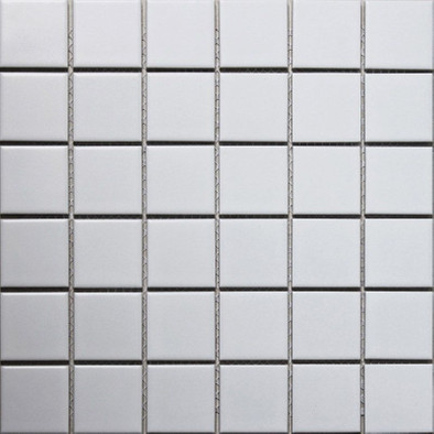 Мозаика Керамическая White Matt 48x48 (ID1005) 306х306х6