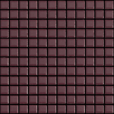 Мозаика Seta Marsala керамика 30х30 см Appiani матовая чип 25х25 мм, бордовый SET 7027