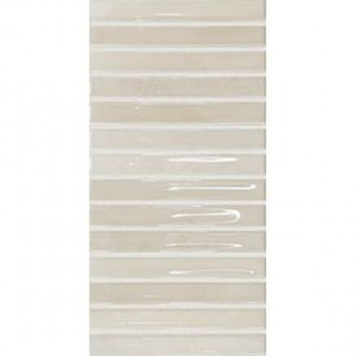 Настенная плитка Flash Bars Cool Ivory 12.5x25 DNA Tiles глянцевая керамическая 133471
