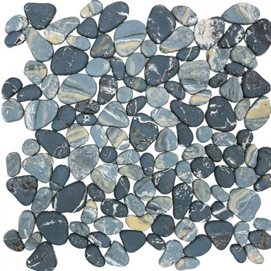 Мозаика Sea Rock стекло 30.5х30.5 см матовая, голубой