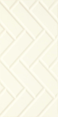 Настенная плитка Moonlight Bianco Struktura A 29,5х59,5 (Рект.) глянцевая керамическая