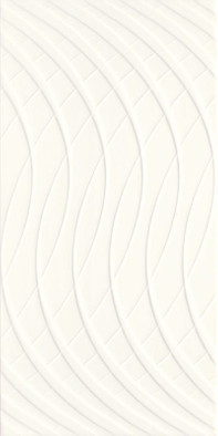 Настенная плитка Porcelano Bianco Struktura 30х60 матовая керамическая