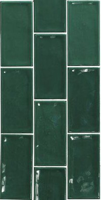 Настенная плитка Glamour Verde керамическая