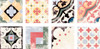 Плитка универсальная MIX Art Decor DC16 20x20 DeShun Ceramics матовая керамическая