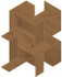 Декор Heartwood Brandy Mansion Weave 34,6x40 (AOYH) матовый керамогранит