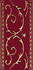 Декор Narciso B Oro Su Bordeaux 10x20 Petracer`s Grand Elegance глянцевый керамический B NARCIS B 01