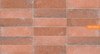 Керамогранит Terracotta Red 7х28 Geotiles матовый универсальная плитка 78803701