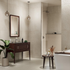 Плинтус FME013R Монсеррат Серый Светлый матовый обрезной 20х40 Kerama Marazzi керамический