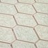 Мозаика Rombo Crema керамика 25х22.9 см глянцевая чип 58x45 мм, бежевый