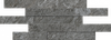 Мозаика Italon Magma Graphite Brick 3d керамогранит 28х78 см матовая серый 620110000253