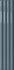 Настенная плитка Plinto Out Blue Gloss 10.7х54.2 DNA Tiles глянцевая, рельефная (структурированная) керамическая 78803293