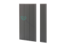 Скандинавская стеновая панель МДФ Ликорн тёмно-серая матовая окрашенная