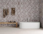 Настенная плитка 3191 Mobi Rustic Grey 43х107 Sina Tile матовая керамическая УТ000030202