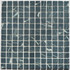 Мозаика Pixmosaic PIX782 из стекла, чип 23x23 мм, сетка 300х300x4 мм стекло матовая синий