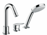 Смеситель Hansgrohe Logis для ванны на 3 отверстия, внешняя часть