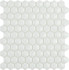 Мозаика Hex Nordic № 910 Белый (на сетке)