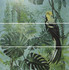 Панно Decor Set (3) DEF Virnia Turquoise 40x120 матовое керамическое