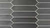 Настенная плитка Lanse Black 5x25 Equipe матовая керамическая 27483