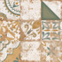 Керамогранит Memory Verde 58x58 El Molino матовый, рельефный (рустикальный) универсальная плитка УТ-00051349