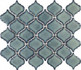 Мозаика KAR4-8R керамика 24.5x29.3 см глянцевая чип 60x66 мм, зеленый