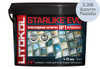 Затирка для плитки эпоксидная Litokol двухкомпонентный состав Starlike Evo S.300 Azzurro Pastello 5 кг 485310004