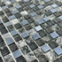 Мозаика Marble Mosaic Black Edition стекло 30х30 см глянцевая чип 15x15 мм, черный