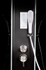 Душевая кабина Deto L 890 с электрикой Black 90х90х215 см