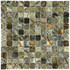 Мозаика Marble Mosaic Fancy green Pol камень 30.5х30.5 см полированная чип 23х23 мм, зеленый