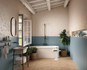 Настенная плитка fTDY True Color Groove Blue 50x120 RT Pamesa матовая керамическая УТ-00050451