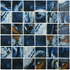 Мозаика Amuletto Art стекло 30х30 см Bonaparte глянцевая чип 48х48 мм, голубой, синий