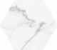 Настенная плитка Lincoln M White Hexagon 19.8х22.8 Pamesa глянцевая керамическая 015.292.0108.10092