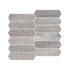 Керамогранит Contempo Mini Crayon Ash (114834) 3,7х13,6 Wow глазурованный, матовый универсальный