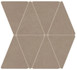 Мозаика Boost Natural Ecru Mosaico Rhombus 36,7x33,8 керамогранит матовая, коричневый A7CP