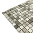 Мозаика Marble Mosaic Wood Grain Pol камень 30.5х30.5 см полированная чип 15х15 мм, коричневый, серый