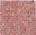 Мозаика Orro Mosaic Travertine Red Tum травертин 30.5х30.5 см матовая чип 15х15 мм бордовый