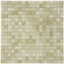 Мозаика Marble Mosaic Amasya beige Pol камень 30.5х30.5 см полированная чип 15х15 мм, бежевый