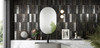 Керамогранит Soho Black 6х25 Sadon полированный настенная плитка J89521