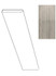 Плинтус Marvel Trav. Silver Battiscopa matt 7.2x60 Atlas Concorde Italy матовый ADV6