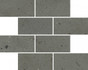 Мозаика Italon Avantgarde Black Minibrick керамогранит 23.7х29.5 см матовая черный 610110001215