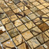 Мозаика Marble Mosaic Fancy brown Pol камень 30.5х30.5 см полированная чип 23х23 мм, коричневый