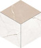 Мозаика NL00/NL01 Cube 25x29 неполированная керамогранит Estima Nolana, бежевый, белый, серый 70772