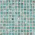 Мозаика Oasis Turquoise №7103 (на сетке) стекло 31.7х31.7 см Vidrepur глянцевая чип 25х25 мм, зеленый, коричневый С0006239